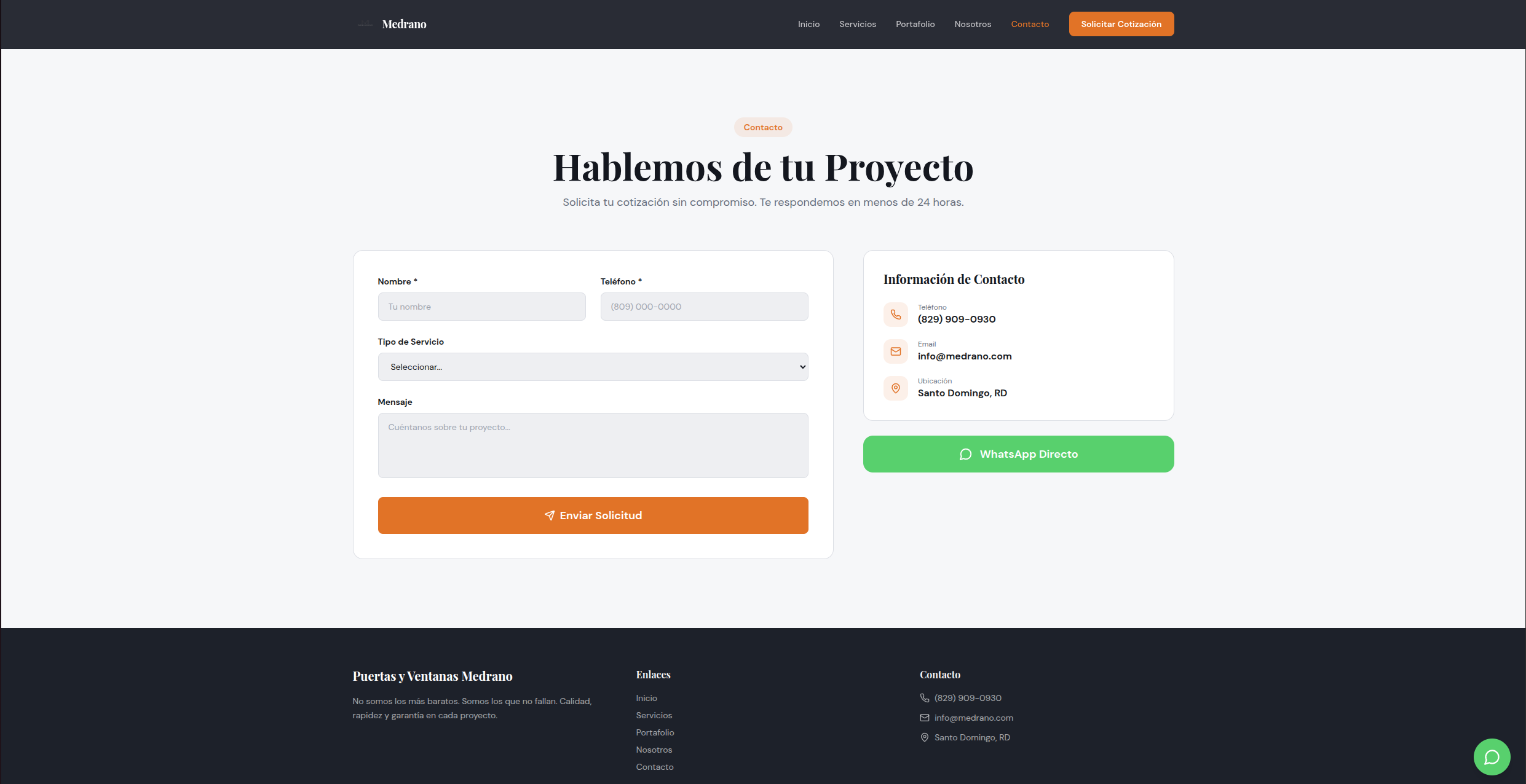 Captura 6 del proyecto Puertas y Ventanas Medrano